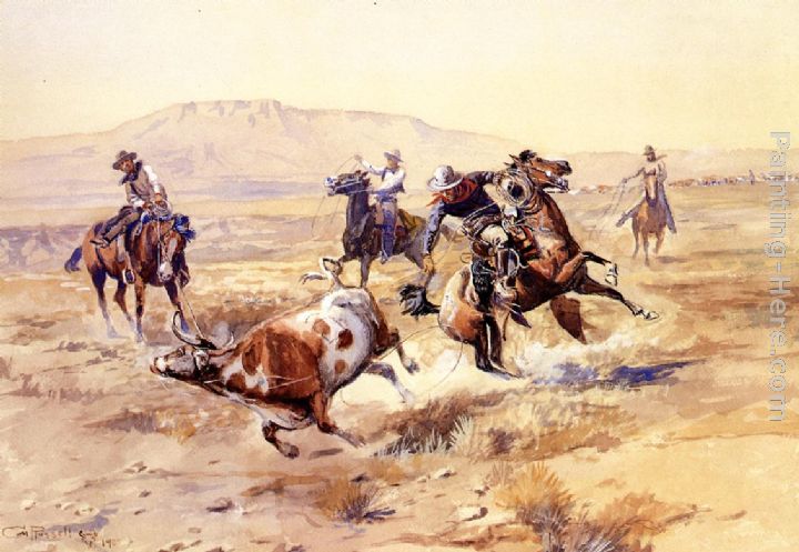 The Renegade painting - Charles Marion Russell The Renegade art painting
